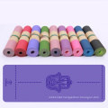 High Density Eco Friendly Pilates Tpe Mat Yoga Gym Or Indoor Exercise Organic Fitness Tpe Yoga Mat